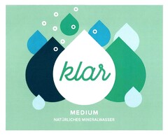 klar MEDIUM NATÜRLICHES MINERALWASSER