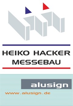 HEIKO HACKER MESSEBAU alusign www.alusign.de