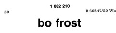 bo frost