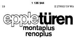 eppletüren montaplus renoplus