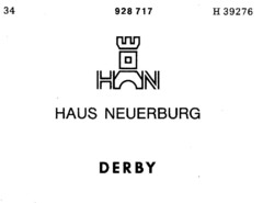 HAUS NEUERBURG DERBY