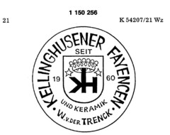 KELLINGHUSENER FAYENCEN UND KERAMIK W. V. DER TRENCK SEIT 1960