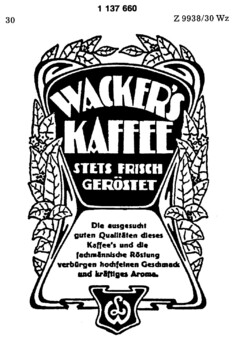 WACKER`S KAFFEE