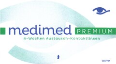 medimed PREMIUM 4-Wochen Austausch-Kontaktlinsen