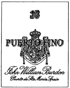 PUERTO FINO SHERRY John William Burdon