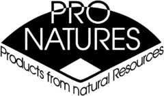 PRO NATURES Products from natural Resources