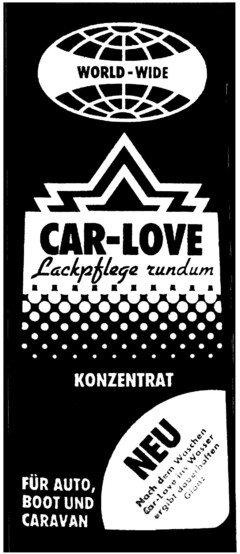 WORLD-WIDE CAR-LOVE