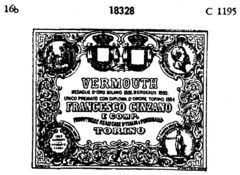 VERMOUTH FRANCESCO CINZANO