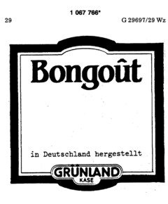 Bongoút GRÜNLAND KÄSE