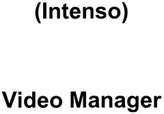(Intenso) Video Manager