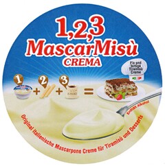 1,2,3 MascarMisù CREMA