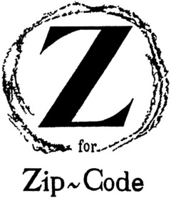 Z for Zip Code