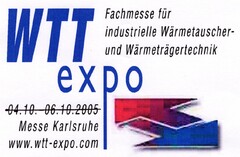 WTT expo Fachmesse für industrielle Wärmetauscher- und Wärmeträgertechnik