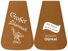 Großer Lügensack Die Wurst die es in sich hat METZGEREI Günkel