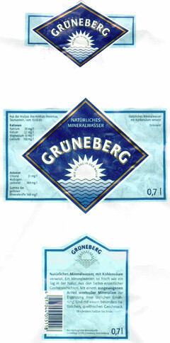 GRÜNEBERG NATÜRLICHES MINERALWASSER