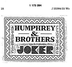 HUMPHREY & BROTHERS JOKER