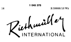 Riethmüller INTERNATIONAL