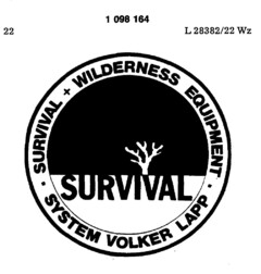 SURVIVAL SURVIVAL+WILDERNESS EQUIPMENT SYSTEM VOLKER LAPP