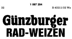 Günzburger RAD-WEIZEN