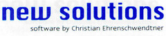 new solutions software by Christian Ehrenschwendtner