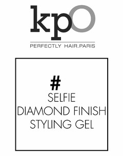 kpO PERFECTLY HAIR.PARIS SELFIE DIAMOND FINISH STYLING GEL