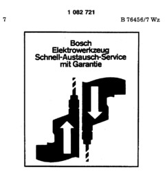 Bosch Elektrowerkzeuge Schnell-Austausch-Service mit Garantie