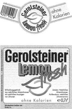 Gerolsteiner Lemon fresh