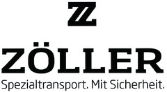 ZÖLLER Spezialtransport. Mit Sicherheit.