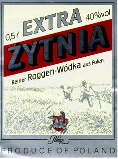 EXTRA ZYTNIA Reiner Roggen-Wódka aus Polen