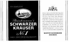 Brinkmann's SCHWARZER kRAUSER No.1