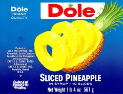 Dole SLICED PINEAPPLE IN SYRUP
