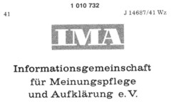 IMA Informationsgemeinschaft für Meinungspflege und Aufklärung e. V.