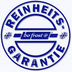 REINHEITS-GARANTIE bo frost