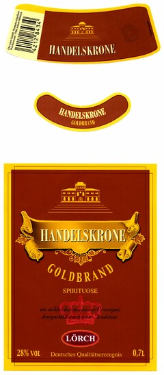 HANDELSKRONE GOLDBRAND SPIRITUOSE