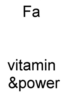 Fa vitamin &power