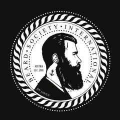 BEARD · SOCIETY · INTERNATIONAL - AUSTRIA - EST. 2016 BY JANUS