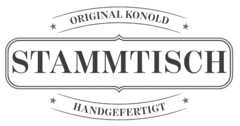 ORIGINAL KONOLD STAMMTISCH HANDGEFERTIGT