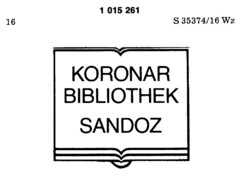 KORONAR BIBLIOTHEK SANDOZ