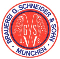 G S U. S. BRAUEREI G.SCHNEIDER & SOHN
