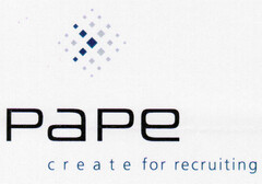 PaPe create for recruiting