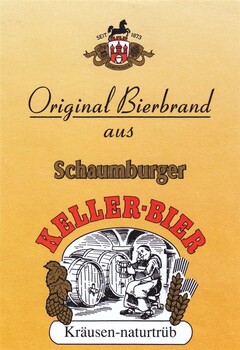 Original Bierbrand aus Schaumburger KELLER-BIER Kräusen-naturtrüb