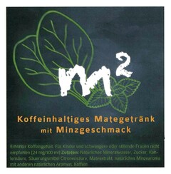 Koffeinhaltiges Mategetränk mit Minzgeschmack