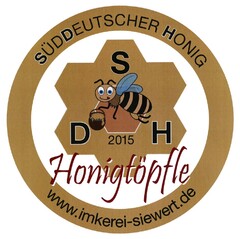 SÜDDEUTSCHER HONIG SDH 2015 Honigtöpfle www.imkerei-siewert.de