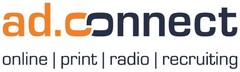 ad.connect online | print | radio | recruiting