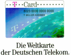 T Card Die Weltkarte der Deutschen Telekom