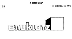 BAUKLOTZ