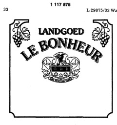 LANDGOED LE BONHEUR