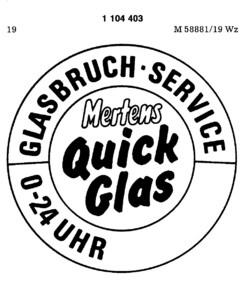 Mertens Quick Glas GLASBRUCH SERVICE 0-24 UHR