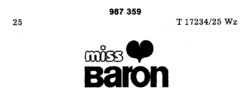 miss Baron