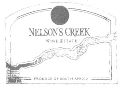 NELSON'S CREEK WINE ESTATE PRODUCE OF SOUTH AFRIKA